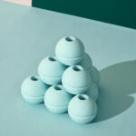 Foam Ball Ocean Mint - Forest Green gestapeld in piramide