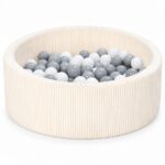 Jindl Cord ballenbak beige met 200 ballen – vrijstaand