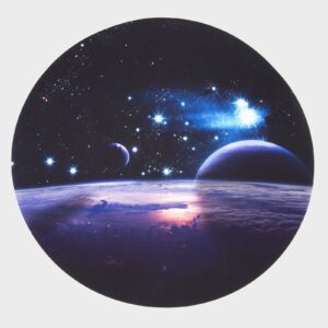 Ronde Tickit Discovery speelmat met planeten en sterren